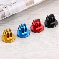 Universal Tripod Mount for Action Cameras - Red thumbnail
