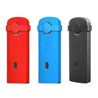 360 Camera Silicone Case with Lens Cover for Ricoh Theta Sc2 - Red thumbnail