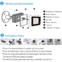 2.4 Screen 2.0Mp Security Camera With Tf Card Support - No Disturb Peephole Viewer thumbnail