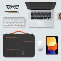 15.0 Laptop Sleeve Case for Macbook Samsung Thinkpad Sony Dell Alienware Chuwi Asus Hp - Zipper Briefcase Handbag 15.0-16.0 Laptops - Navy Blue thumbnail