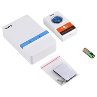 Home Music Remote Control Wireless Doorbell With 38 Polyphony Sounds White thumbnail