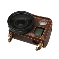 Genuine Leather Protective Case for Gopro Hero4 with Litchi Texture and Sling thumbnail
