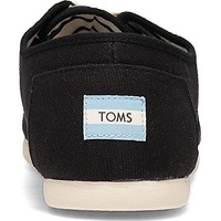 TOMS Heritage Mens Canvas Casual Shoes Sneakers Lace Up Low Cut - Black - US 12 thumbnail
