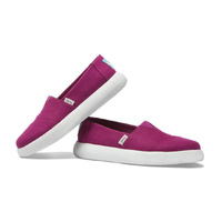 TOMS Womens Canvas Slip On Shoes Sneakers Flats Platform Espadrilles - Fuchsia Pink - US 9 thumbnail
