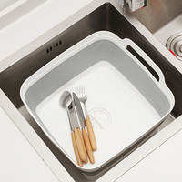 Collapsible Strainer Foldable Fruit Veggies Wash Colander Travel Storage Basket thumbnail