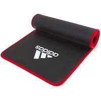 Adidas Training 10mm Exercise Floor Mat Gym Thick Yoga Fitness Judo Pilates - Black/Red thumbnail