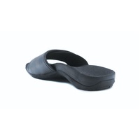 Axign Orthotic Slides Slip On Thongs Slippers Flip Flops - Black - EUR 42 (Mens UK9/Ladies US11) thumbnail