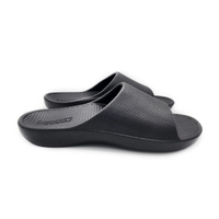 Archline Rebound Orthotic Slides Flip Flop Thongs Slip On Arch Support - Black - Euro 45 thumbnail