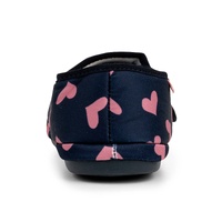 ARCHLINE Orthotic Plus Slippers Closed Scuffs Pain Relief Moccasins - Navy Hearts - EU 35 thumbnail