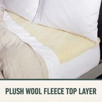 Sunbeam Sleep Perfect Wool Fleece Heated Soft Washable Blanket - King thumbnail