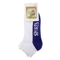 24x COTTON ANKLE SOCKS Sport Cushion Foot Low Cut Running - Assorted Colours Bulk - 6-11 thumbnail