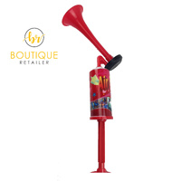 Air Horn Party Prop Hand Held Loud Pump Action Plastic Novelty Reusable Klaxon thumbnail