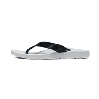 ARCHLINE Flip Flops Orthotic Thongs Arch Support Shoes Footwear - White/Black - EUR 47 thumbnail