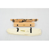 Chair & Table Set Bamboo Camping Folding Portable Outdoor Picnic Travel BBQ thumbnail