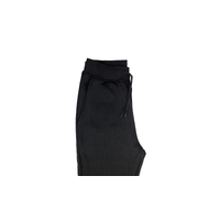 Mens Skinny Track Pants Joggers Trousers Gym Casual Sweat Cuffed Slim Trackies Fleece - Black - S thumbnail
