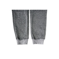 Mens Skinny Track Pants Joggers Trousers Gym Casual Sweat Cuffed Slim Trackies Fleece - Heather Grey - S thumbnail