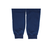Mens Skinny Track Pants Joggers Trousers Gym Casual Sweat Cuffed Slim Trackies Fleece - Navy - XL thumbnail