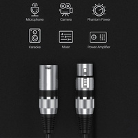10m Hridz XLR Cable Male To Female Audio Output and Input Apply To KTV Microphone thumbnail