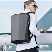 Black Gold Premium Hard Shell Business Backpack with TSA Lock and USB Charging Port, Waterproof Laptop Bag for Men thumbnail