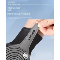 Size L Blue Breathable Half-Finger Cycling Gloves - Anti-Slip, Shockproof, and Durable for Men & Women thumbnail