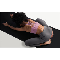 Size S Deep Sea Blue Cross-Back Yoga Sports Bra for Women - High Support & Shockproof Fitness Bra thumbnail