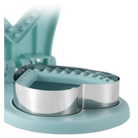 3 Pcs Grey Heart Sandwich Maker Sealer - DIY Toast Pocket Bread Cutter & Sealer Mold (PP + 304 Stainless Steel) thumbnail