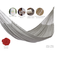 Mayan Legacy Jumbo Size Outdoor Cotton Mexican Hammock in Dream Sands Colour thumbnail