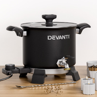 Devanti 5L Wax Melter Candle Making 1200W Melting Pot Furnace Quick Pour Spout Soy Soap thumbnail