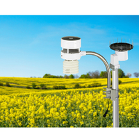 Devanti Weather Station Ultrasonic Anemometer Outdoor WiFi Rain Gauge Solar thumbnail