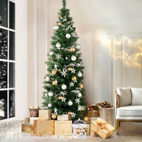 Jingle Jollys Christmas Tree 1.8m Xmas Tree Decorations Green 300 Tips thumbnail