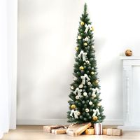 Jingle Jollys Christmas Tree 1.8m Xmas Tree Decorations Snowy 300 Tips thumbnail