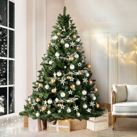 Jingle Jollys Christmas Tree 1.8m Green Xmas Tree Decorations 650 Tips thumbnail