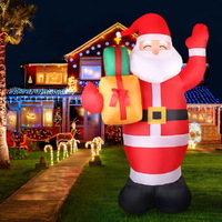 Jingle Jollys Christmas Inflatable Santa 2.4M Illuminated Decorations thumbnail