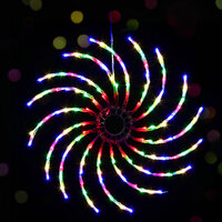 0.5M Christmas Lights 128 LED Spin Motif Light Decorations Jingle Jollys thumbnail