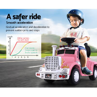 Rigo Kids Electric Ride On Car Truck Motorcycle Motorbike Toy Cars 6V Pink thumbnail