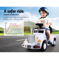 Rigo Kids Electric Ride On Car Truck Motorcycle Motorbike Toy Cars 6V White thumbnail