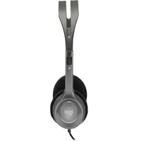 LOGITECH H110 Stereo Headset Over-the-head Headphone 3.5mm Versatile Adjustable Microphone for PC Mac LS thumbnail