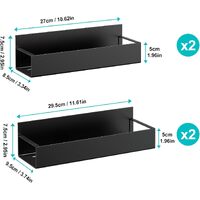 4 pack Magnetic Fridge Spice Rack thumbnail