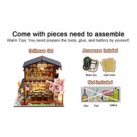 Dollhouse Miniature with Furniture Kit Plus Dust Proof and Music Movement - Asia (1:24 Scale Creative Room Idea) thumbnail