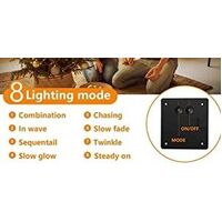 200 Waterproof LED Solar Fairy Light Outdoor with 8 Lighting Modes for Home,Garden and Decoration thumbnail
