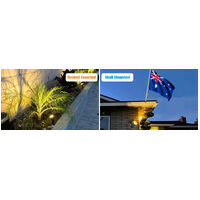 3 x LED Spotlights Powered Solar Garden Lights Outdoor Waterproof (Warm White) thumbnail