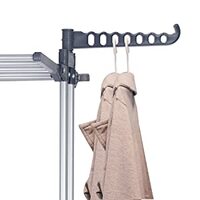 3 Tier Foldable Clothes Drying Rack for Laundry Dryer with Hanger Stand Rail Indoor thumbnail