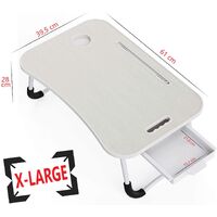 Laptop Bed Desk with Storage and foldable legs for Adults, Kids & Home Office thumbnail