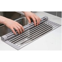 Over The Sink Multipurpose Roll-Up Dish Drying Rack (52 x 33 cm) thumbnail