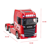 Scania Licensed Remote Control Trailer Head Truck with Lights, Sounds & Steering Adjustment thumbnail