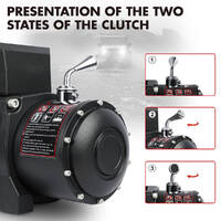X-BULL 12V Electric Winch 12000LBS synthetic rope 4wd Jeep with winch cover thumbnail