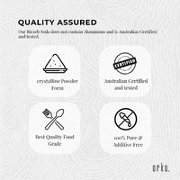 2Kg Sodium Bicarbonate - Food Grade Bicarb Baking Soda Hydrogen Carbonate Powder thumbnail