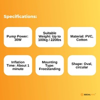 Portable Bathtub and Wireless Pump - Inflatable Foldable Collapsible Adult Tub thumbnail