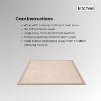 Kitchee Kids Foam Floor Play Mat 200x200cm – Padded Thick Soft Tatami Style Cream thumbnail