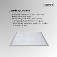 Kitchee Kids Foam Floor Play Mat 200x200cm – Padded Thick Soft Tatami Style Grey thumbnail